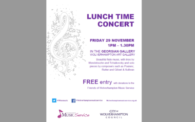 Wolverhampton Music Service Friday Lunchtime Art Gallery Concert Season Commences