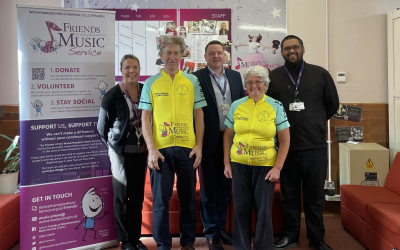 Grandparents complete epic ride in aid of city’s Music Service